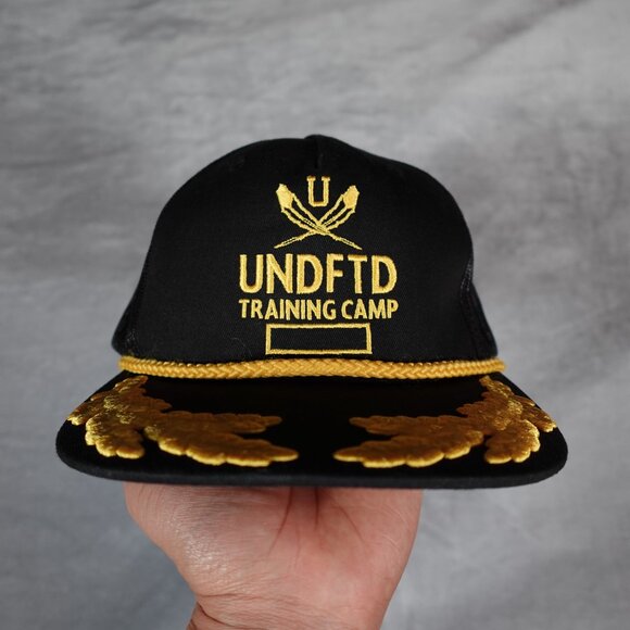 Undefeated Training Camp SnapBack Hat Cap Adult Size Army Style Black NEW - Picture 2 of 6